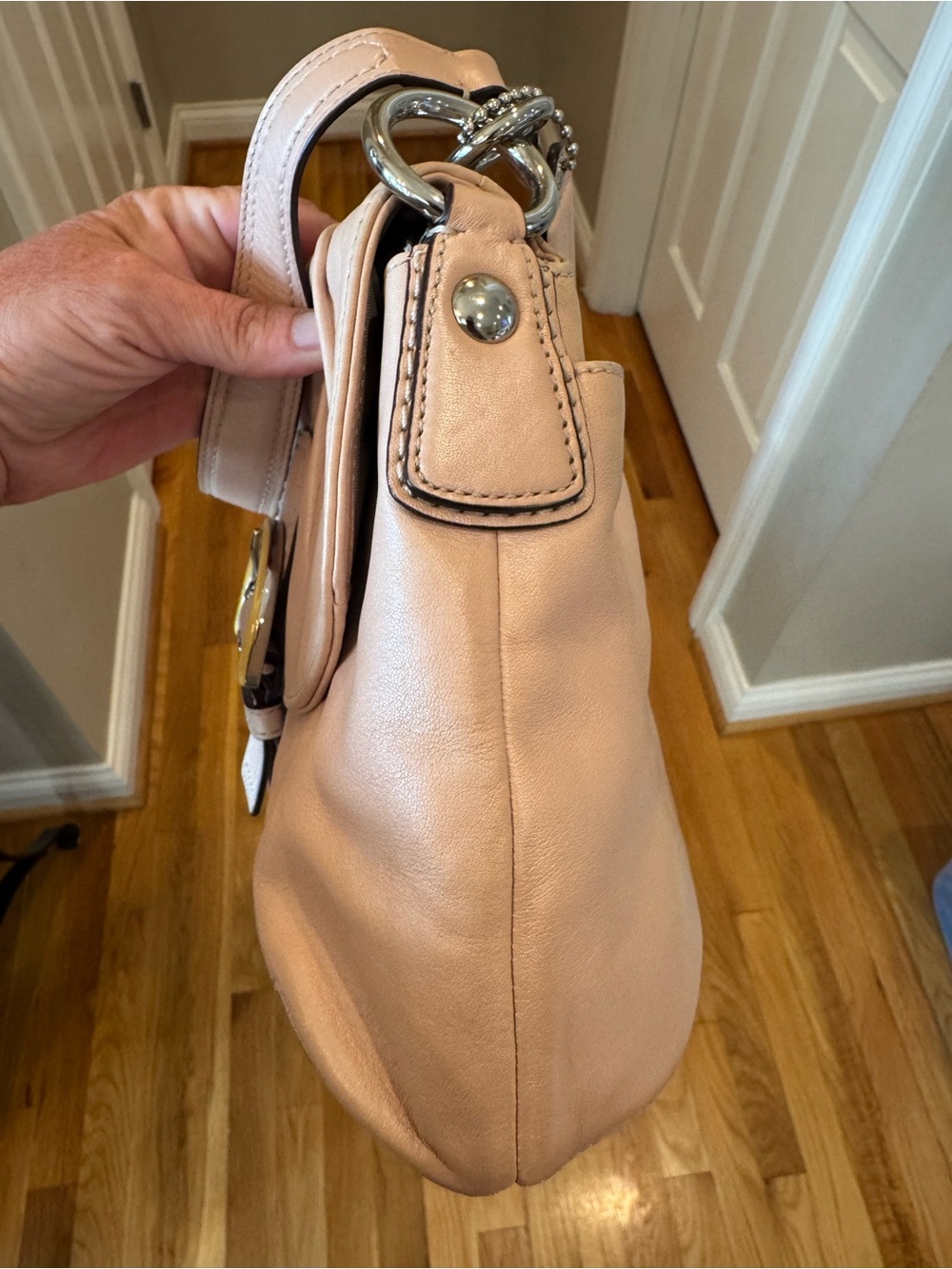 Coach - SoHo Pleated Flap Shoulder Bag - Peachy Pearl 2012 - Picture 10 of 12